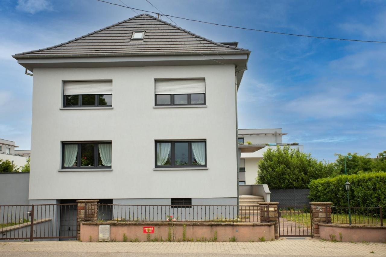 Appart Cosy Prive Avec Parking Gratuit Aux Portes De Strasbourg Hoenheim Exterior photo